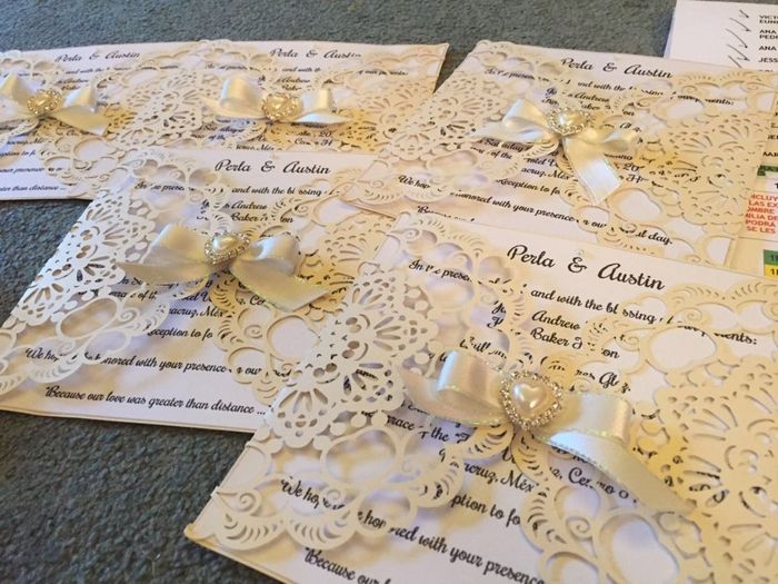 Invitaciones Primera clase.