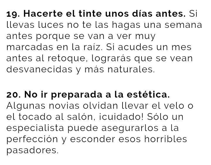 Los 100 errores más comunes en las bodas - 7