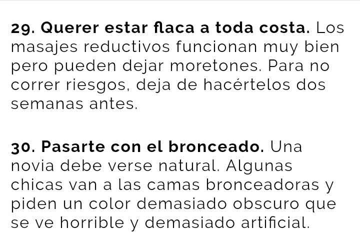 Los 100 errores más comunes en las bodas - 10