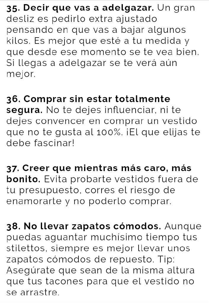 Los 100 errores más comunes en las bodas - 12