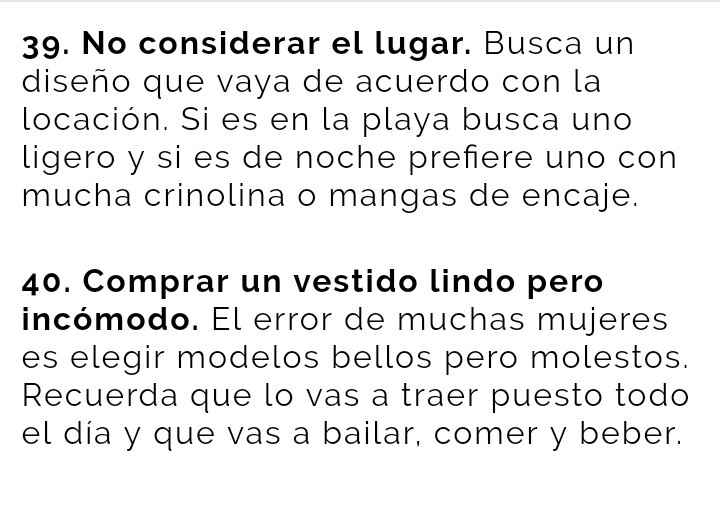 Los 100 errores más comunes en las bodas - 13
