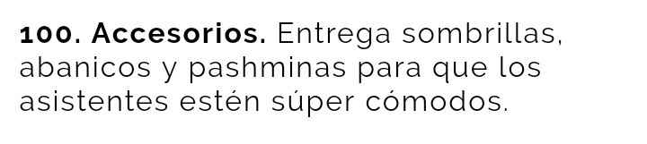 Los 100 errores más comunes en las bodas - 30