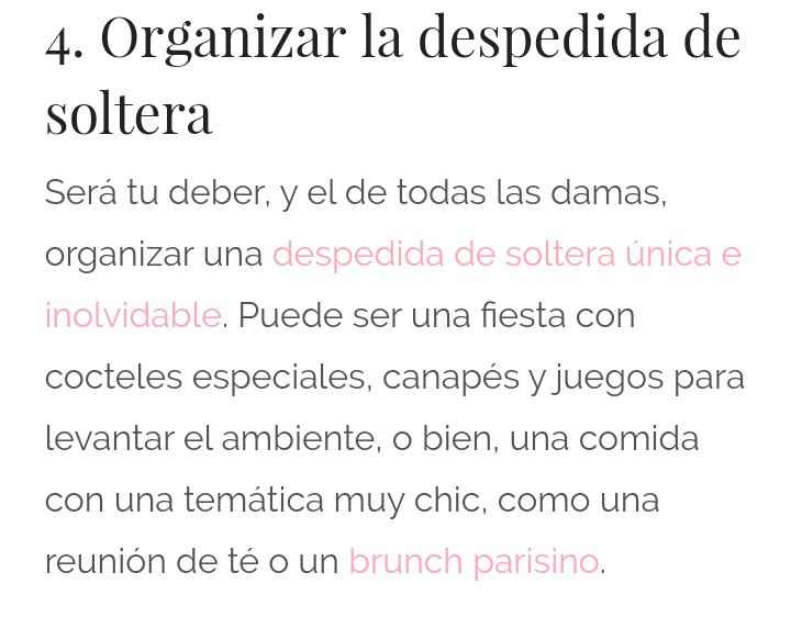Las 10 funciones clave una dama de honor - 6