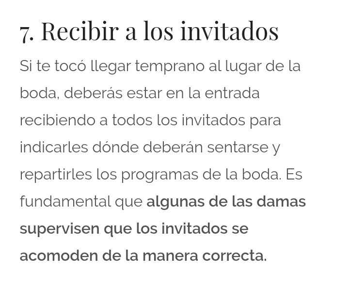 Las 10 funciones clave una dama de honor - 9