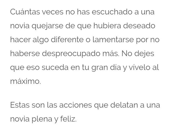 7 cosas que hace una novia feliz el día de su boda..!! - 3