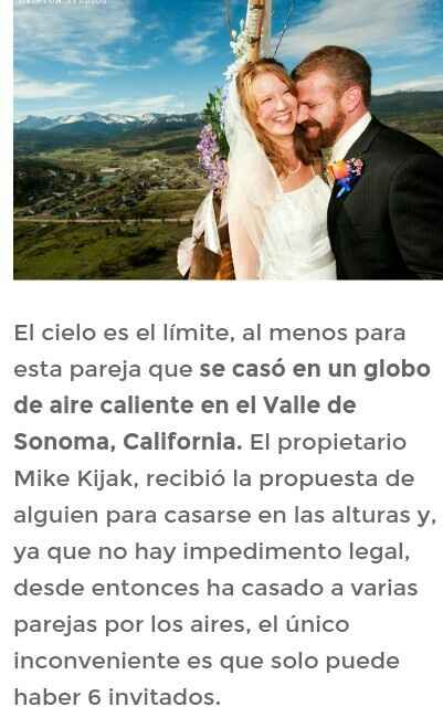 Hablando de bodas curiosas 3 - 1