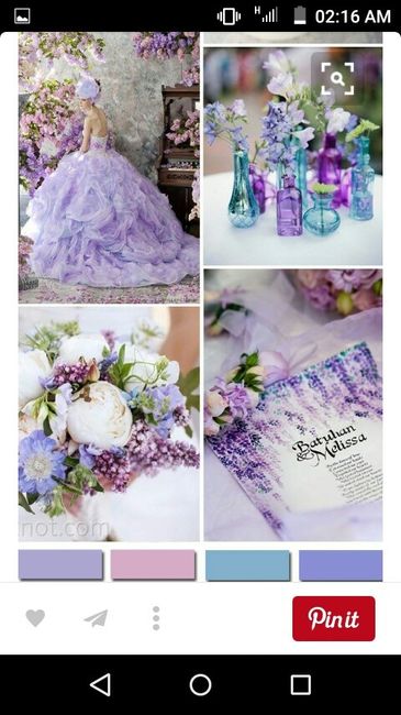 Inspiración 6: sera lavanda, lila? - 1