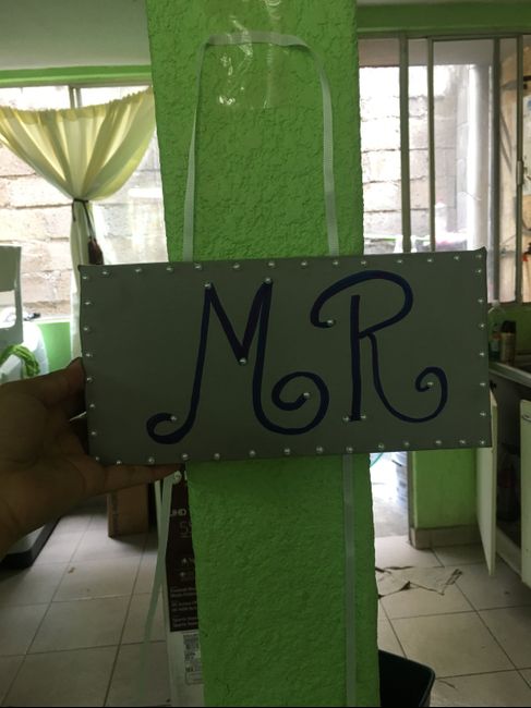 Letrero de mr & mrs ayuda !! - 2