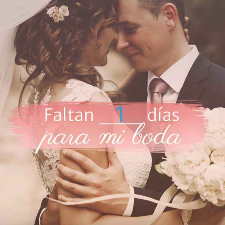 a un día de mi boda - 1