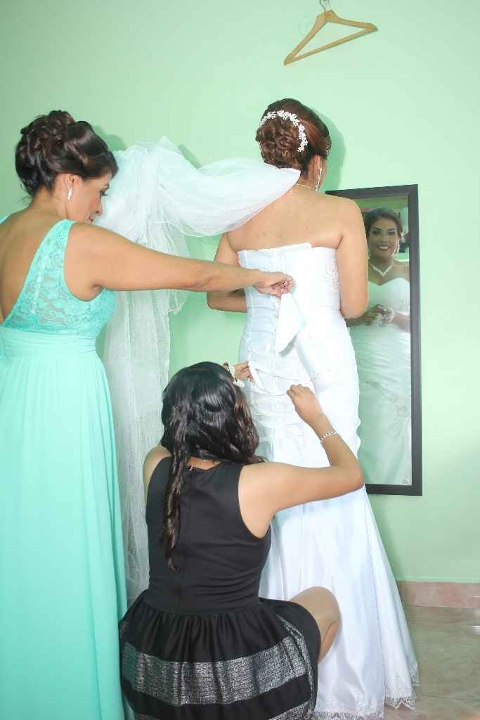 el vestido de la novia