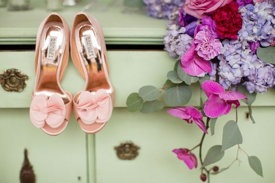 ZAPATOS DE LA NOVIA EN TONOS PASTEL🌷 1