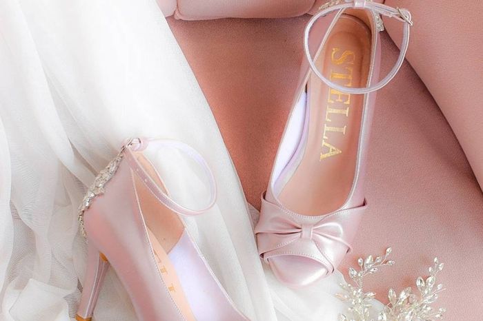 ZAPATOS DE LA NOVIA EN TONOS PASTEL🌷 3