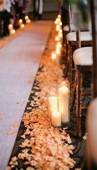 Decoración con Velas para ceremonia Religiosa 3