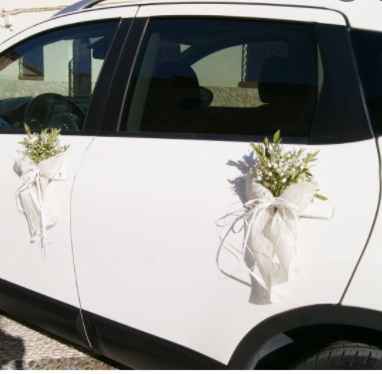 Decoración coche de los novios - 1