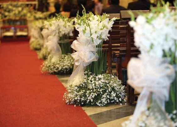Ideas para decorar iglesia para tu boda religiosa - 1