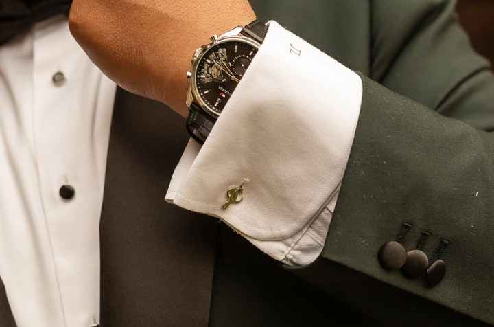 Mancuernillas para que los novios le den un toque original a su look. 😎 - 1