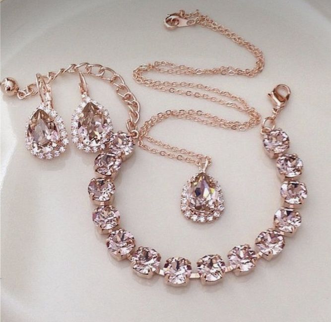 Joyería rosa para el gran día 💖 1