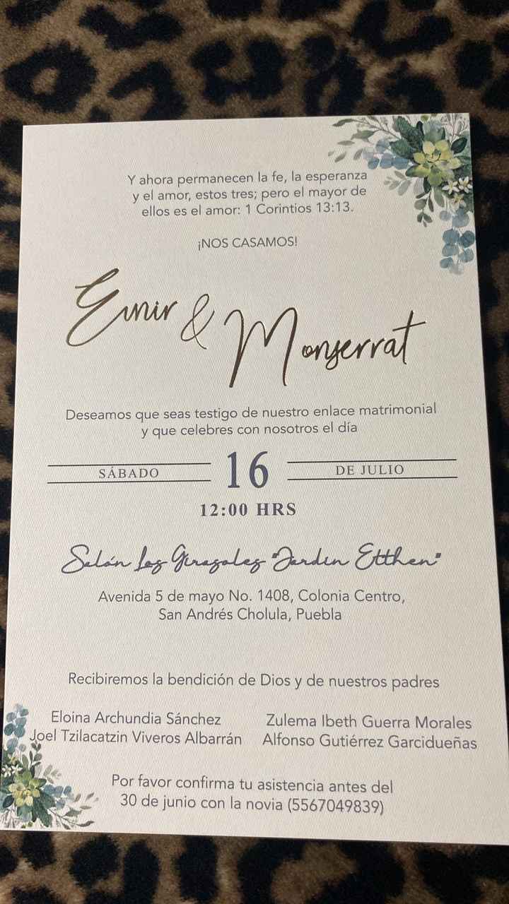 Invitaciones, ¿buenas, bonitas o baratas? - 1