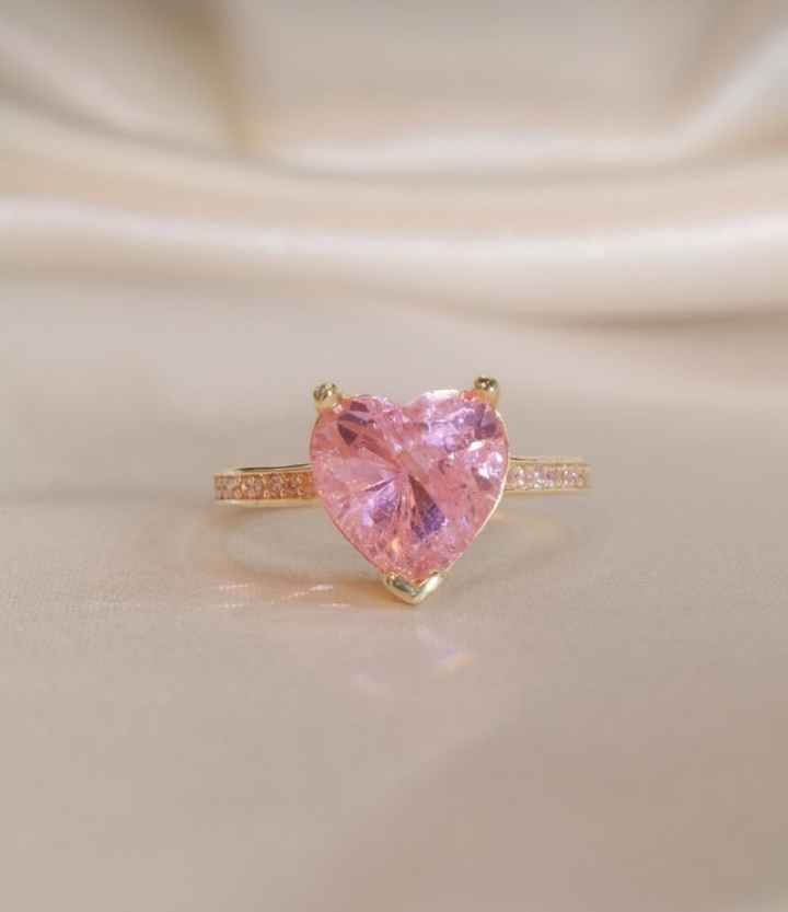 Anillos de compromiso o de regalo en rosa💍💝 - 1