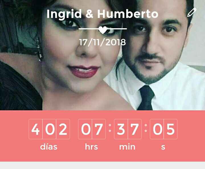 ¿Cuántos días faltan para tu día B? - 1