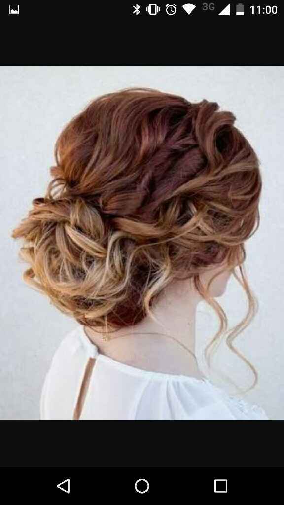 Aún no se que peinado... - 2