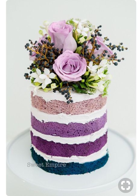  Pasteles para boda Morada - 1