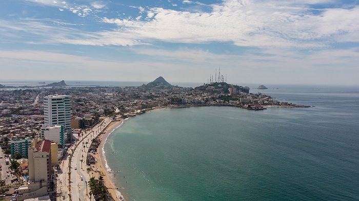 El malecón de Mazatlán
