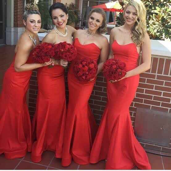 Ideas de vestidos rojos para damas ❤️ - 6