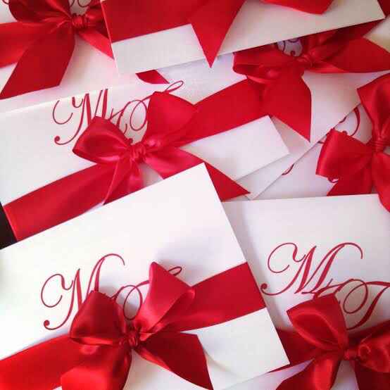 Invitaciones en color rojo ❤️ - 4