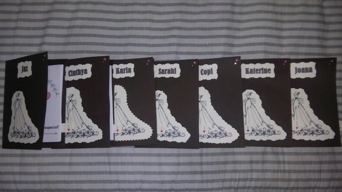 Invitación para damas de honor - 1