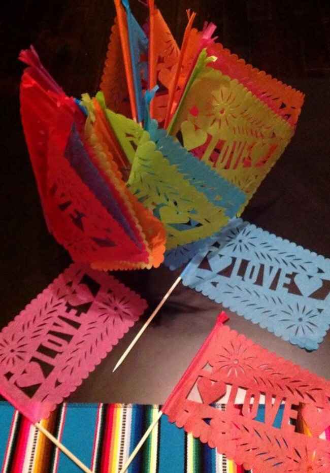 Inspiración diy: papel picado para tu boda mexicana - 4
