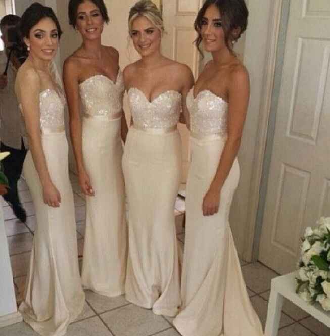 Damas de honor si o no y de que color? - 2