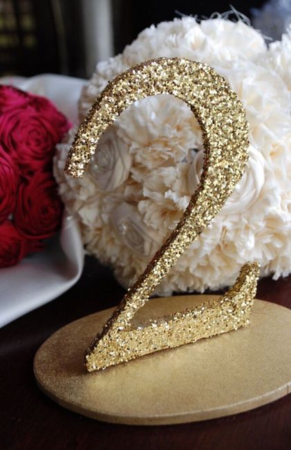 Ideas para colocar la numeracion de  las mesas - 1