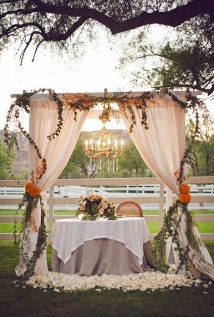 Mesa para los novios.... - 2