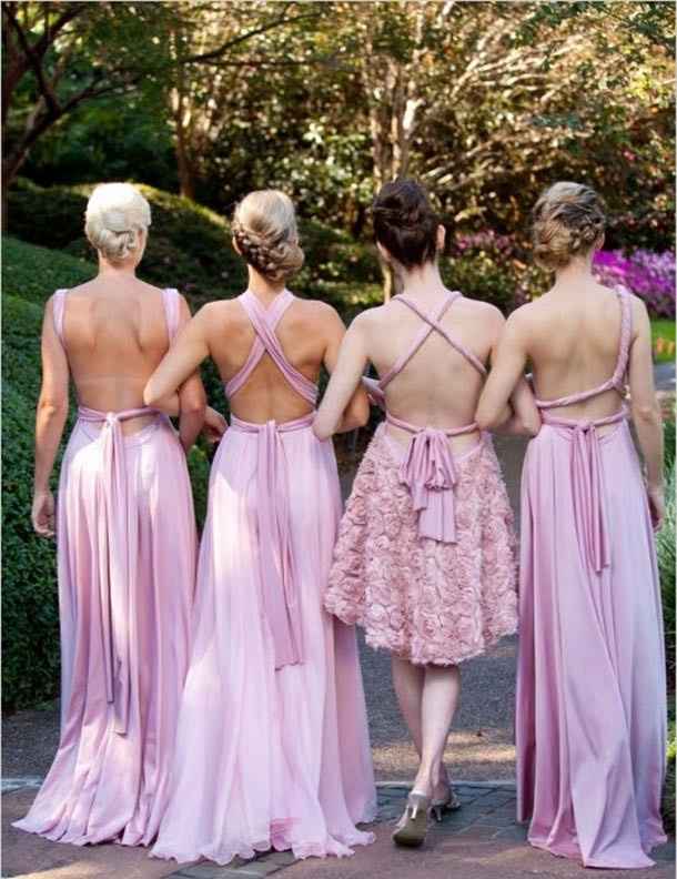 ¿Tener damas de honor?