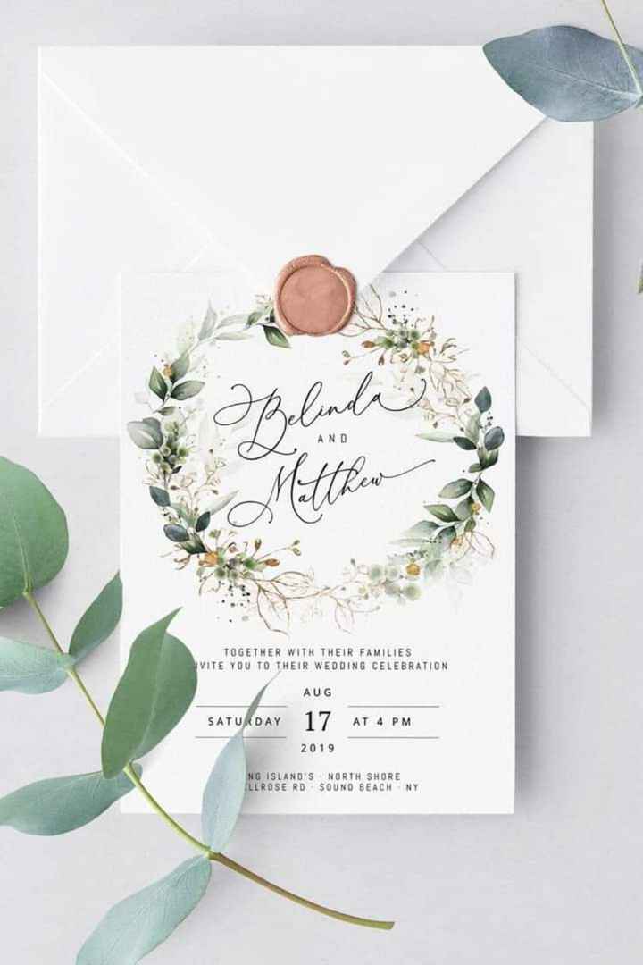 Diseño de invitaciones - 1