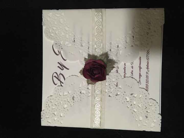 Mis invitaciones casi terminadas - 2