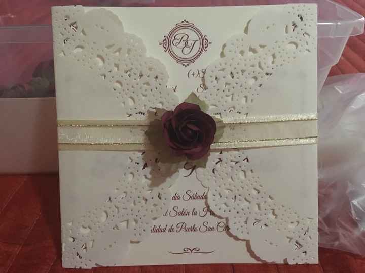 Mis invitaciones terminadas por fin! - 1