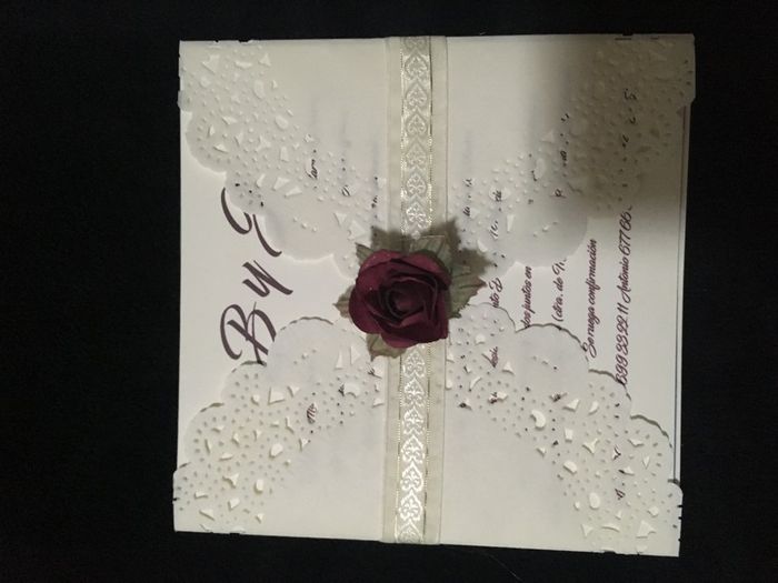 Mis invitaciones casi terminadas - 2