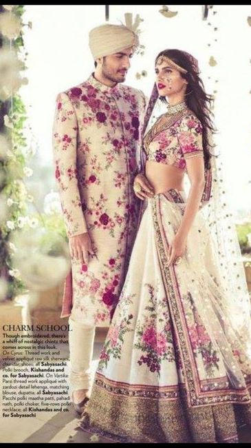 Moda en India, dorado en vestido de novia 3