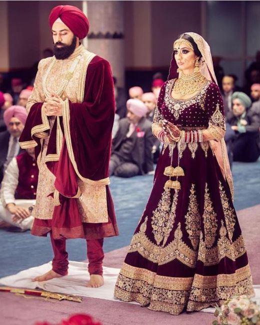 Moda en India, dorado en vestido de novia 5