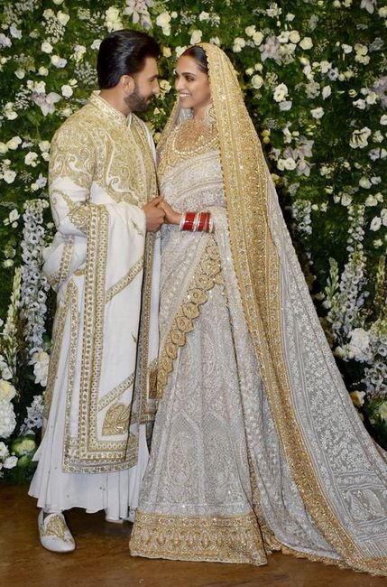 Moda en India, dorado en vestido de novia 1