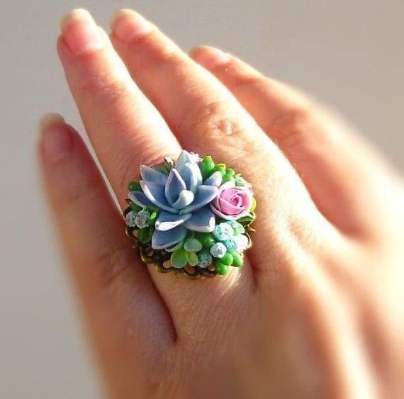 Suculentas artificiales en accesorios 9