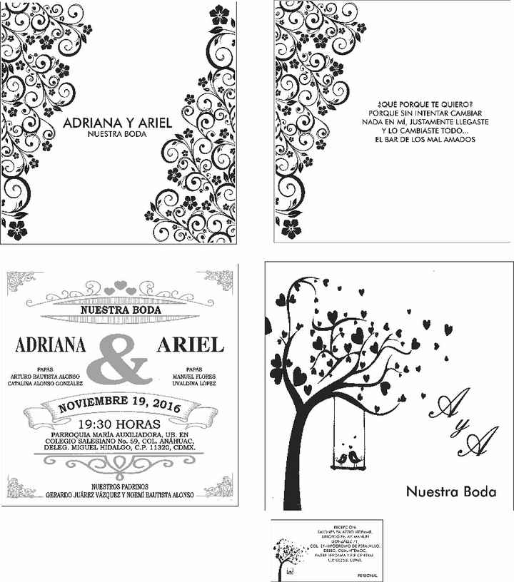 Ayuda con los textos de invitaciones - 1