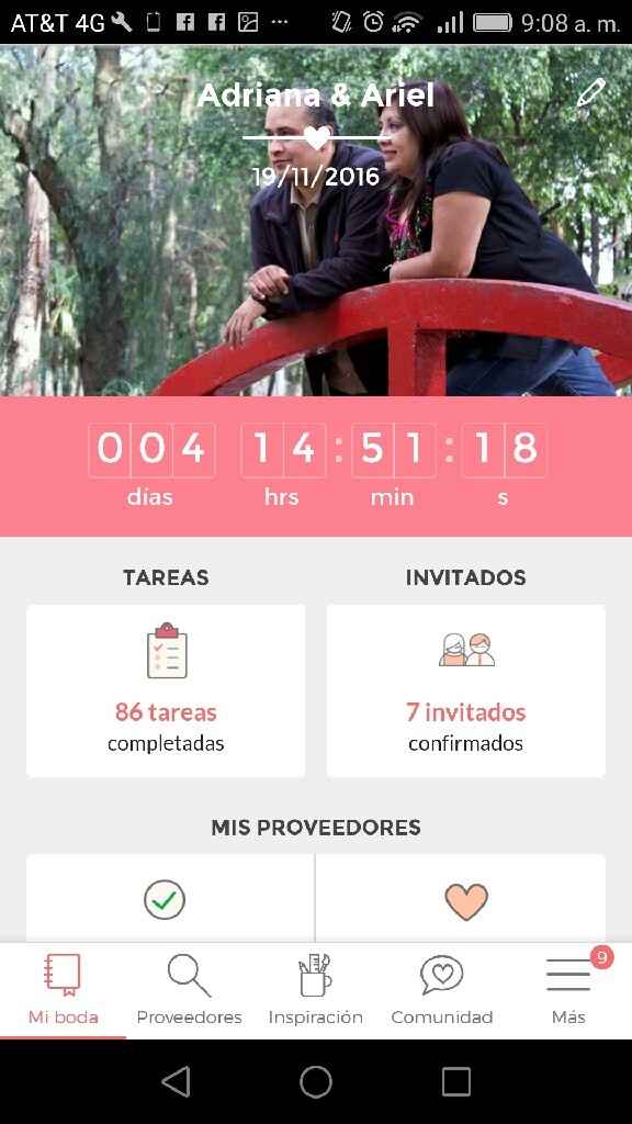 Quienes se casan este sabado 19  de noviembre - 1