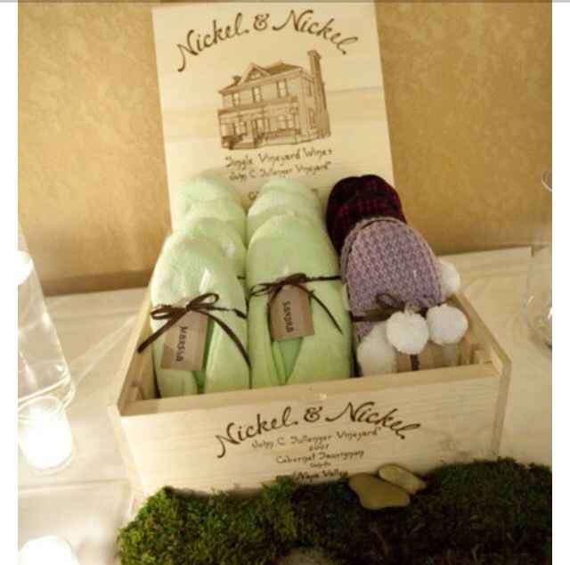 Bufandas y guantes, obsequio para invitados ?!! - 2