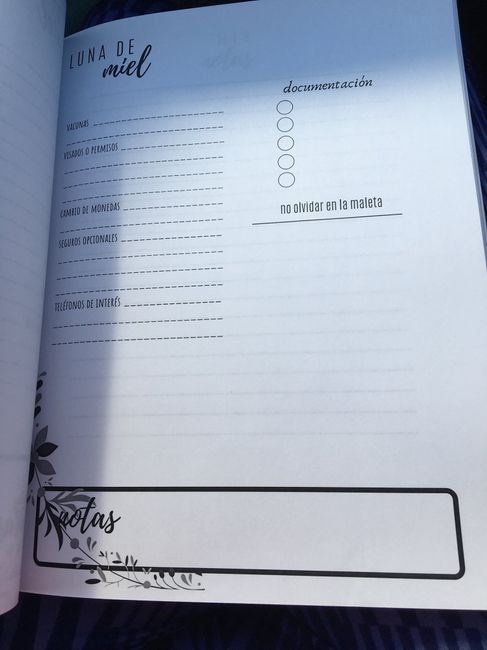 Agenda de boda - 6