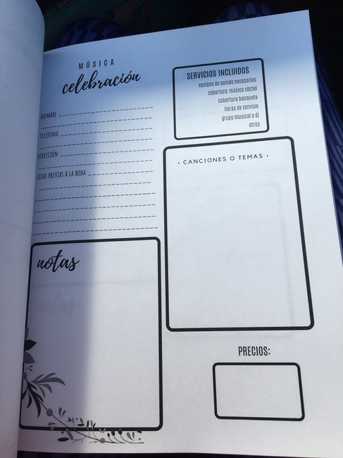 Agenda de boda - 7