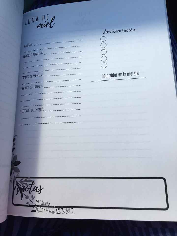 Agenda de boda - 6