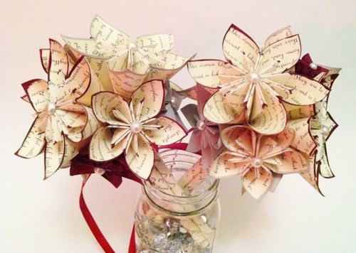flores de origami